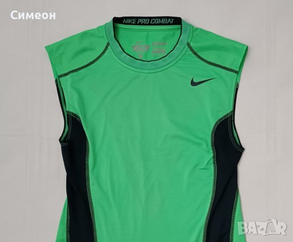 Nike PRO Combat DRI-FIT Compression оригинален потник M Найк спорт, снимка 2 - Спортни дрехи, екипи - 41160790