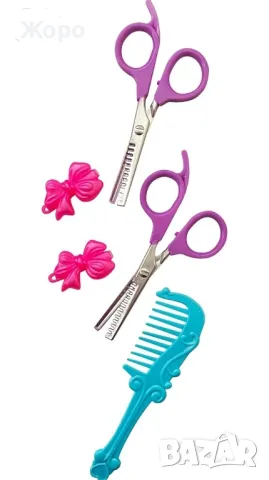 Детски фризьорски комплект в колан КН2430, снимка 9 - Образователни игри - 48020453
