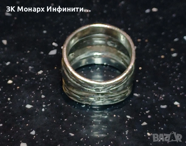 Сребърен пръстен , снимка 5 - Пръстени - 52058624