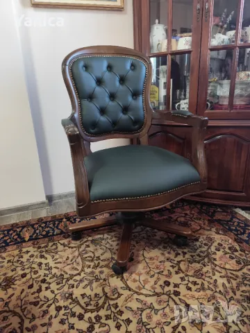 Офис стол кресло  лукс Честърфийлд , снимка 1