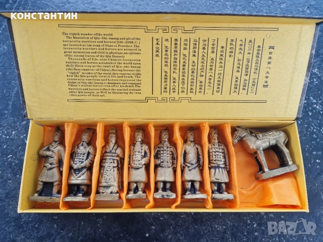 антична китайска кутия с теракотени воини, снимка 2 - Антикварни и старинни предмети - 51743666