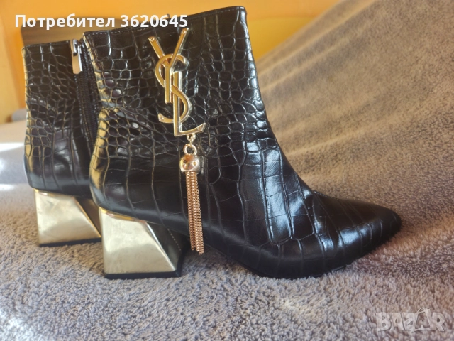 Дамски кожени боти, снимка 4 - Дамски ботуши - 52888694
