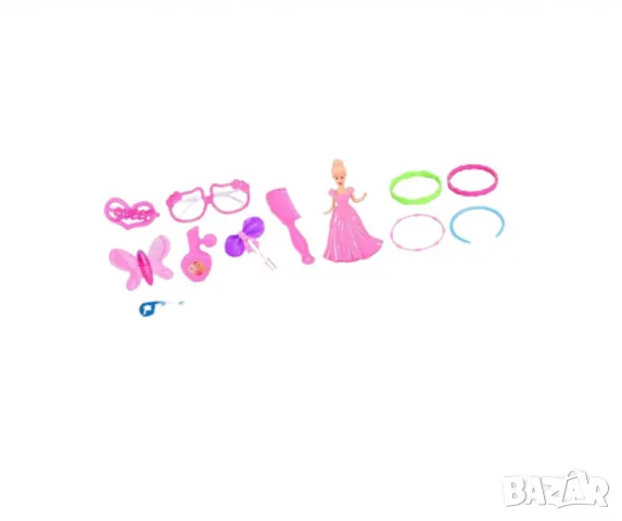 Чанта с аксесоари и кукла, снимка 1
