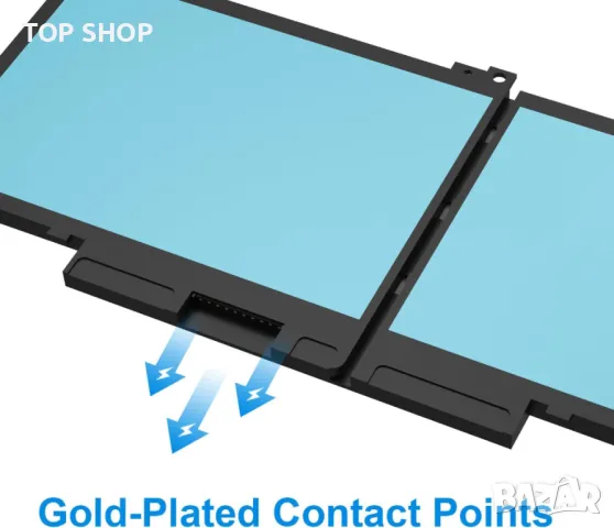 HASESS F3YGT батерия за Dell Latitude 12, 13, 14 - 7.6V/60Wh, снимка 4 - Батерии за лаптопи - 49500132