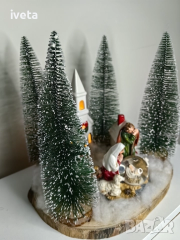 Коледна сцена на Рождество Христово, снимка 3 - Декорация за дома - 52674855