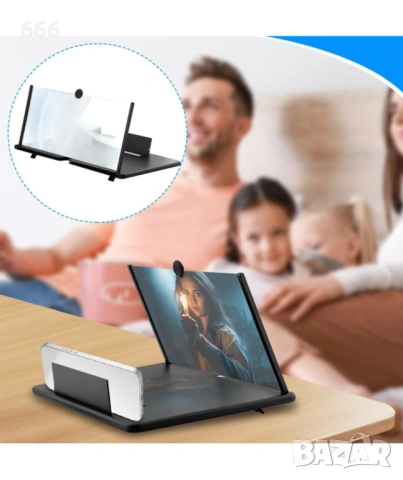 3D увеличителен екран за мобилен телефон, снимка 3 - Друга електроника - 53609249