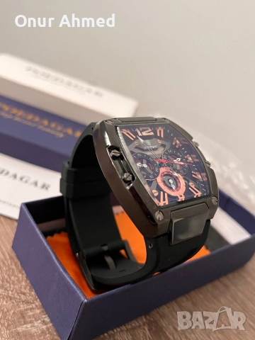 Часовник Poedagar, снимка 2 - Мъжки - 53713568