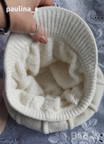 Четири броя / Зимни и преходни шапки / Вълнена шапка / Ръчна изработка и декорация , снимка 13 - Шапки - 48355443