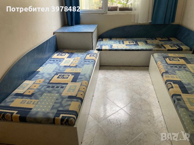 Легла с матраци и скрин , снимка 4 - Спални и легла - 44281008