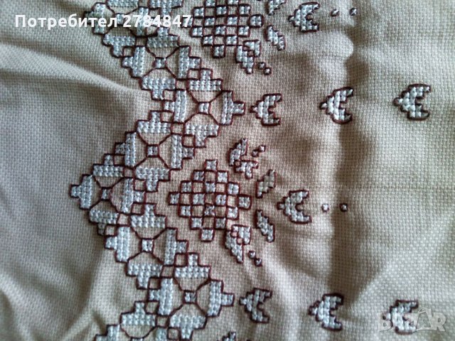 Ръчно бродирана панама за възглавница, снимка 3 - Възглавници - 35665236