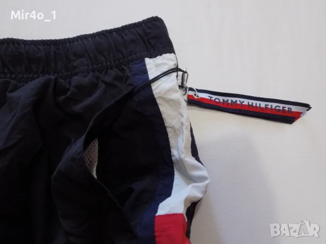Къси панталони tommy hilfiger шорти гащета бански плажни екип оригинал мъжки черни L, снимка 9 - Спортни дрехи, екипи - 50787330