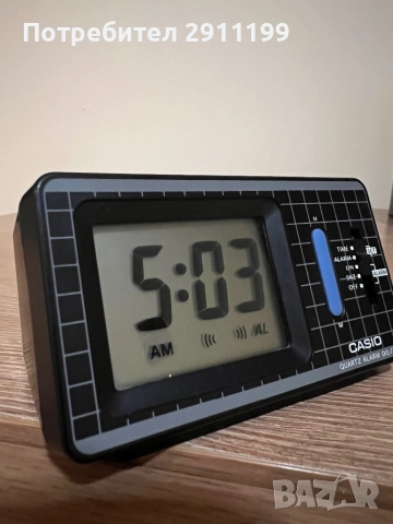 Дигитален будилник Casio, снимка 4 - Друга електроника - 52424065