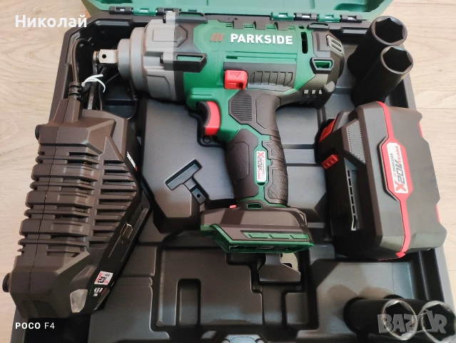 Акумулаторен гайковерт Parkside PASSK 20-Li C4, снимка 2 - Други инструменти - 53814744
