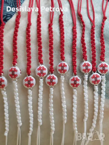 Мартеници макраме. Супер цена на едро-75ст. Цена на дребно-1,50лв, снимка 2 - Други - 39389974