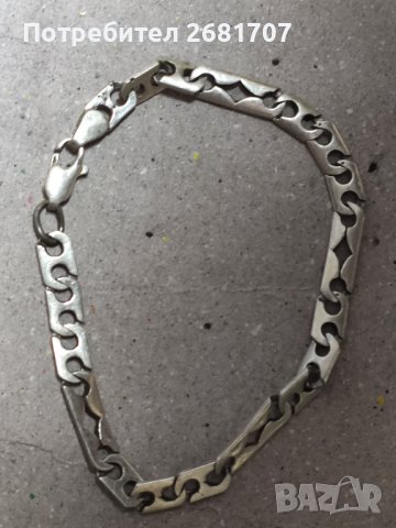 Сребърна гривна , снимка 3 - Колиета, медальони, синджири - 39624569