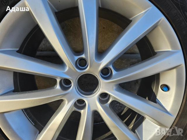 Джанти 17 5 112 Vw Passat B 7, снимка 6 - Гуми и джанти - 52938795