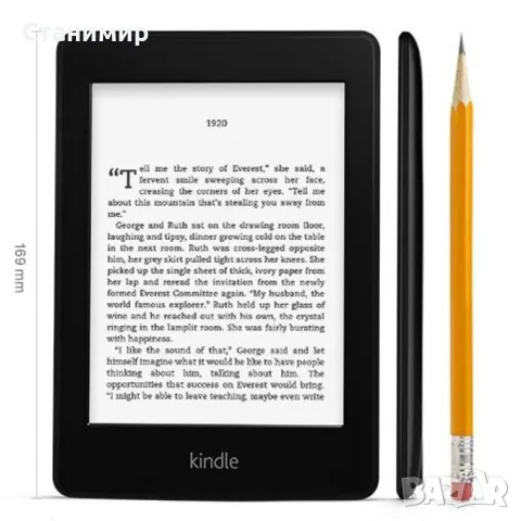Kindle Paperwhite електронна книга с подсветка и калъф с над 600 книги, снимка 3 - Електронни четци - 48888413