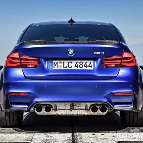 Хромиран емблема "M3" BMW M POWER за заден капак M3 лого, снимка 2 - Аксесоари и консумативи - 49165035