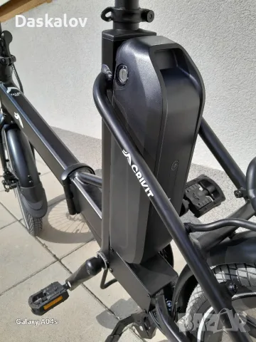 Продавам сгъваем електрически велосипед CRIVIT FoldX 530, снимка 12 - Велосипеди - 56229722