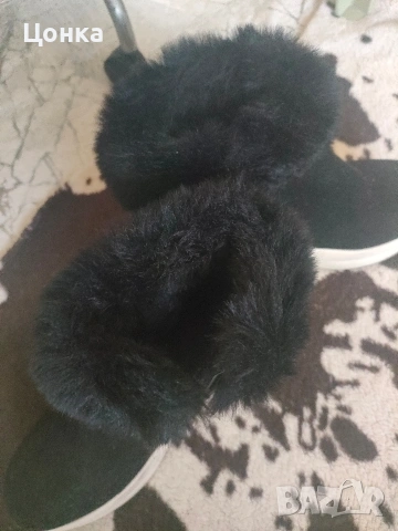 Дамски велурени боти, снимка 4 - Дамски боти - 53036374