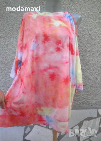4XL Нова блуза тай дай ефект, снимка 1
