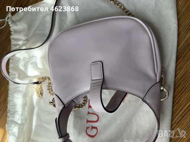 лилава чанта Guess, снимка 2 - Чанти - 56122352