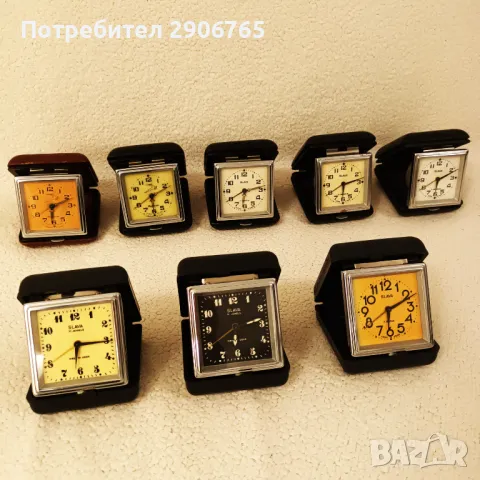 Часовник будилник СЛАВА работещ, снимка 2 - Антикварни и старинни предмети - 49097913