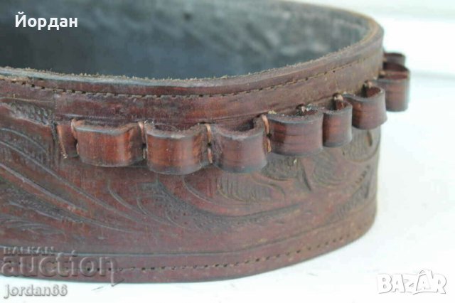 Колан от естествена кожа за "ремингтон''/''колт'' произведен в Мексико, снимка 6 - Антикварни и старинни предмети - 39710454