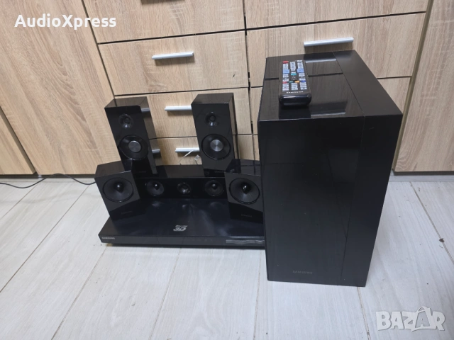 Домашно кино 🎬🔊 Samsung HT-E5500, снимка 4 - Ресийвъри, усилватели, смесителни пултове - 53458134
