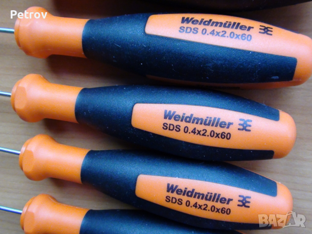 WEIDMÜLLER SDS - Made in Germany - PROFI Висококачественни плоски Отверки !! ЧИСТО НОВИ !! GERMANY !, снимка 11 - Клещи - 36262760