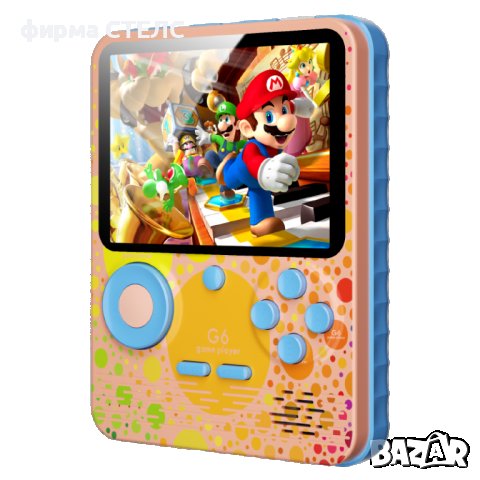 Преносима игрална ретро конзола STELS G6, 666 игри, Retro Games, снимка 5 - Други игри и конзоли - 40188707