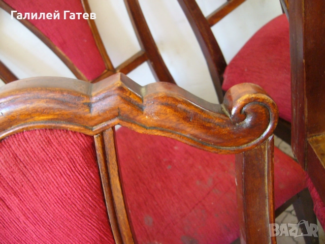 Старинни Трапезарни Столове -Два Комплекта, снимка 5 - Антикварни и старинни предмети - 51571705