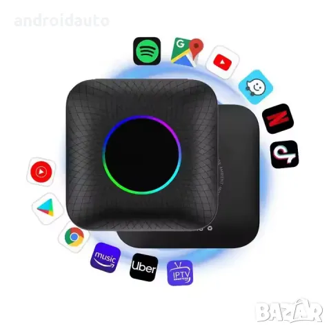 AI BOX Adapter Android 13 8GB+128GB Безжичен Carplay Android Auto, снимка 3 - Аксесоари и консумативи - 49189464