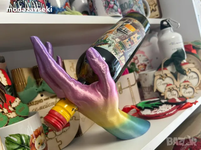 3Д принтирана поставка за вино - ръка