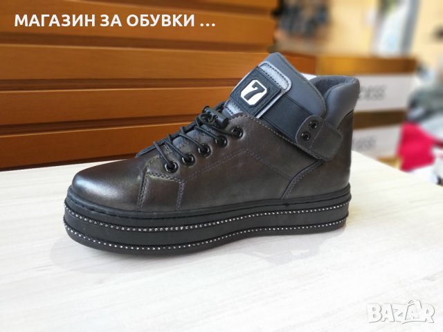 ДАМСКИ СПОРТНИ ОБУВКИ - код:3609 - черни, снимка 4 - Маратонки - 39489802