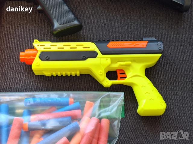 Пистолети, пушка и арбалет тип Нърф + патрони, снимка 4 - Други - 52632094
