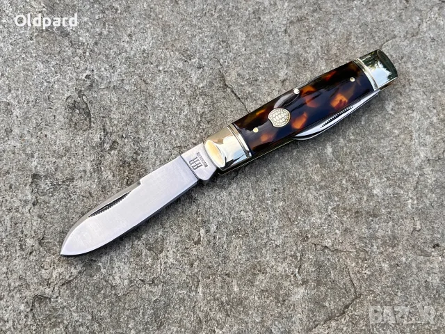 Колекционерски джобен сгъваем нож с три остриета RR Whittler Tortoise. (RR2435)
