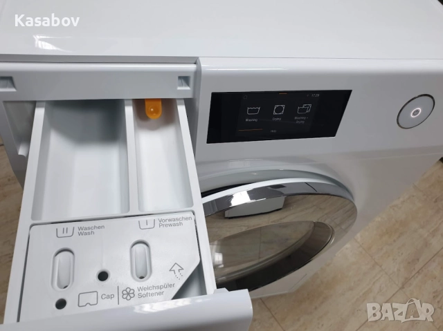 XXL 9кг/6кг Miele WT1 Пералня със Сушилня TwinDos Миеле 12м Гаранция, снимка 7 - Перални - 52600364