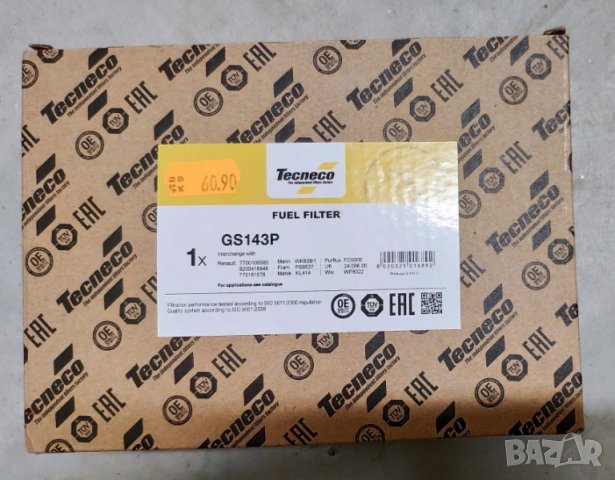 НОВ! Горивен филтър TECNECO GS143P, снимка 6 - Части - 50470388