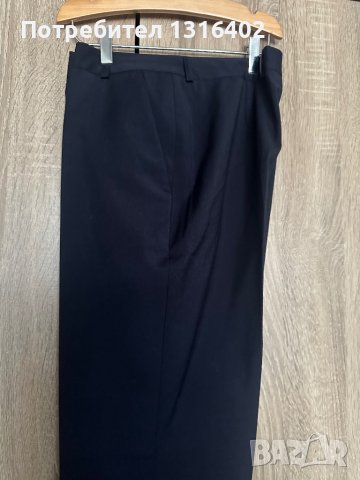 Тъмно син дамски офис панталон, размер 40