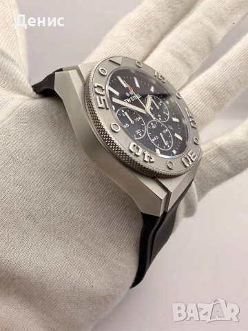 TW Steel CEO Diver 48mm – мъжки часовник, хронограф,  кварц, 100m, оригинал, с кутия, снимка 4 - Мъжки - 52804362