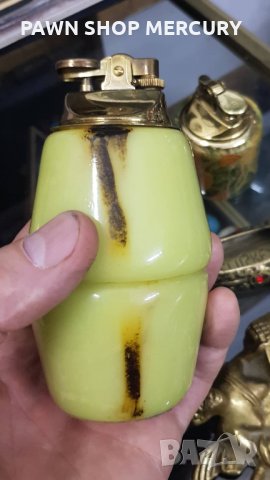 Продавам настолна запалка от камък , снимка 3 - Запалки - 38607896