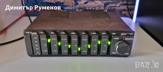  Car audio 7 band stereo graphic equalizer vintage AUDIOVOX AMP-785