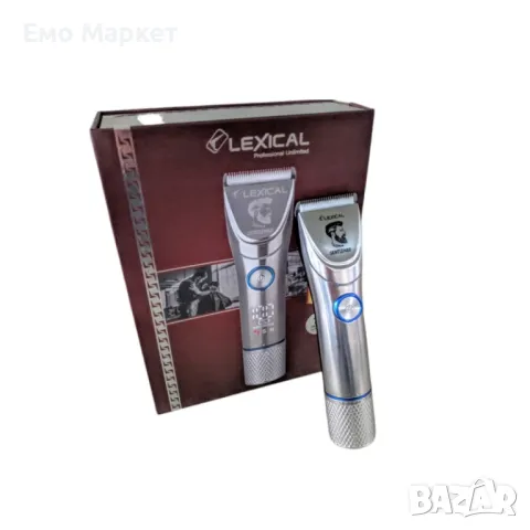 Акумулаторна машина Lexical LHC-5670 за коса и брада, 5W, 2200mAh, LCD дисплей, снимка 9 - Машинки за подстригване - 49394061