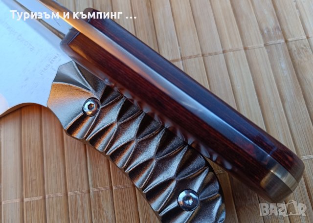 Малък сатър /нож / за кълцане, рязане и сечене SANJIA , снимка 11 - Ножове - 9292061