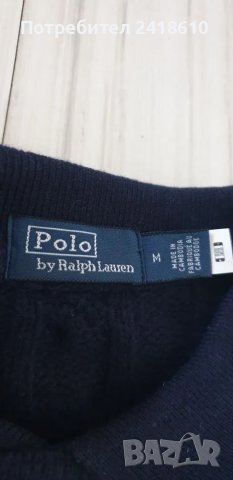 POLO Ralph Lauren Cable Wool / Cashmere Polo Shirt Oversize Womens Size M НОВО! ОРИГИНАЛ! Дамски Пул, снимка 15 - Блузи с дълъг ръкав и пуловери - 47852629