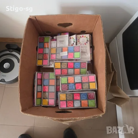 Комплект мастилени тампони за отпечатъци Finger Print Ink Pad – 26 броя (ЛОТ)