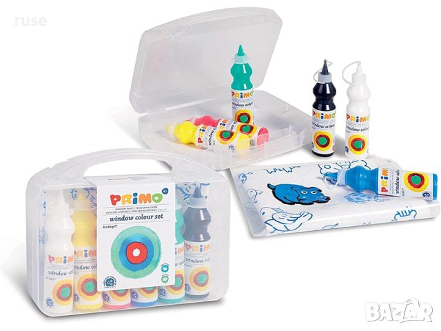 НОВИ! Боя за стъкло с шаблони Primo 6 цвята 75 мл, снимка 8 - Други - 40836497