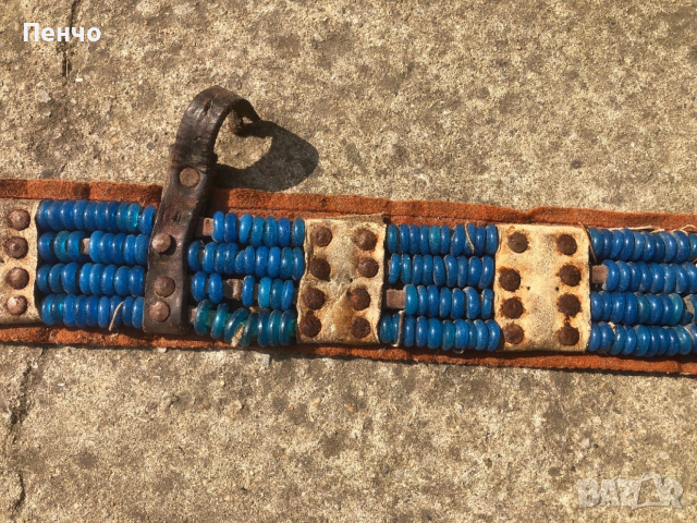 стара  конска амуниция /синци, гердан/, снимка 4 - Антикварни и старинни предмети - 53653775