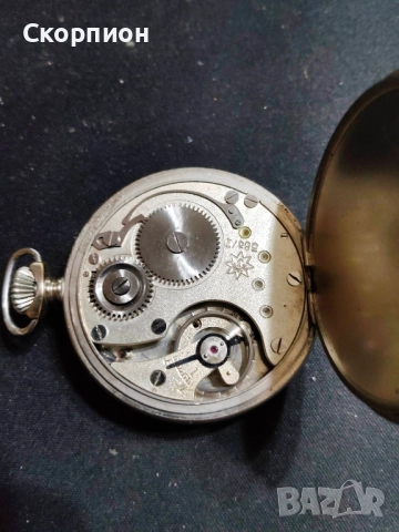 Джобен часовник - JUNGHANS - ГЕРМАНИЯ - ПЕРФЕКТЕН, снимка 7 - Джобни - 49241222